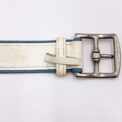 エルメス ベルト ホワイト レディース HERMES 乗馬 馬術の画像