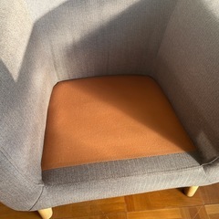 ニトリ　アクセントソファー　訳ありの画像