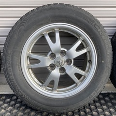 プリウス30純正アルミホイール､スタッドレスタイヤ付き､15インチの画像