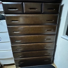 洋服タンス 7段の画像