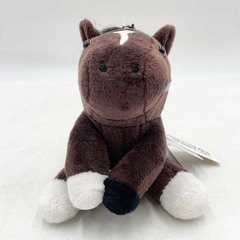 【未使用】【トウカイテイオー】 アイドルホース ぬいぐるみ  Sサイズ 第58回 日本ダービー 競馬の画像