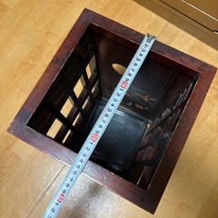 木製の傘立て　中古品の画像