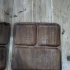 無印良品　木製プレート　２枚の画像