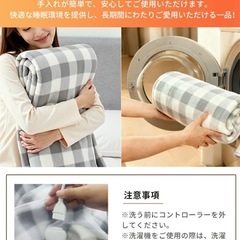 新品　箱入り　電熱毛布　電気毛布の画像