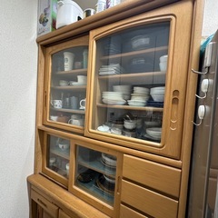 食器棚 収納 大容量の画像