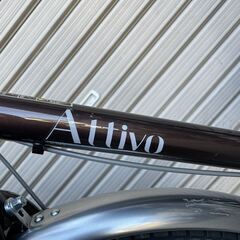 ★美品ATTIVO パンクしにくい自転車 低床車 アッティーボ  22インチ ブロックダイナモライト ママチャリ　自転車　直接渡し大歓迎　通学 通勤の画像