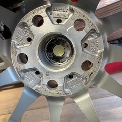 美品　アルファード　ヴェルファイア　スタッドレス　ブリザック　ホイールweds 17インチ　トヨタ専用平座ナットの画像