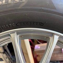 美品　アルファード　ヴェルファイア　スタッドレス　ブリザック　ホイールweds 17インチ　トヨタ専用平座ナットの画像