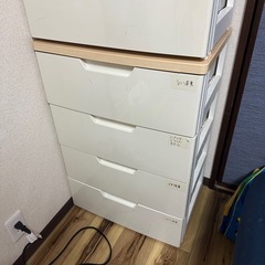 チェスト 4段×2個セットの画像