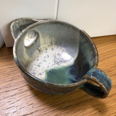 ハンドメイド　陶器のピッチャーの画像