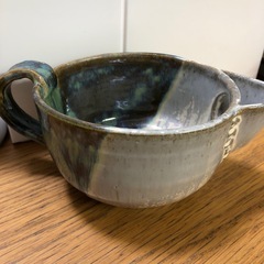 ハンドメイド　陶器のピッチャーの画像