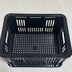 メッシュコンテナ　黒　4個組の画像