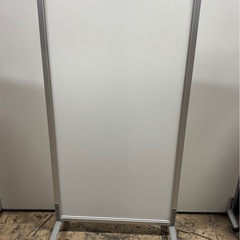 パーテーション　衝立　キャスター付き　ホワイトの画像