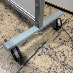 パーテーション　衝立　キャスター付き　ホワイトの画像