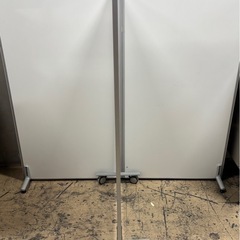 パーテーション　衝立　キャスター付き　ホワイトの画像