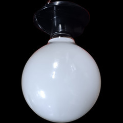 (中古)昭和レトロ National ランプシェード シーリングライト‐2の画像