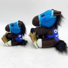 [セット] 【オジュウチョウサン】 アイドルホース ぬいぐるみ  Mサイズ/Sサイズ 第20回 中山GJ グランドジャンプ 競馬の画像