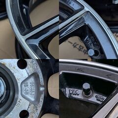 【タイヤ組み込み可】ブリジストン ECO FORME CRS15 エコフォルム アルミホイール 15インチ 6J 5H114.3 4本セット ヴォクシー セレナなどの画像