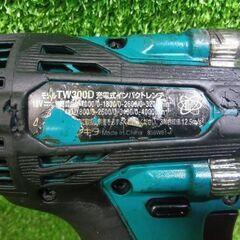マキタ(makita) TW300DZ 充電式インパクトレンチ【市川行徳店】【店頭取引限定】【中古】管理番号：IT1SHKCJYAG9の画像