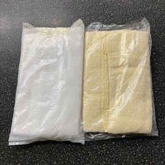 K2511-260粗品 タオル 2枚セット 未使用品 保管汚れ有りの画像