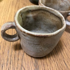 ハンドメイド　陶器マグカップの画像
