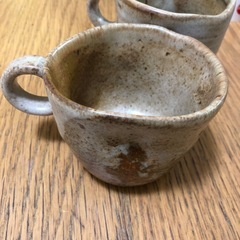 ハンドメイド　陶器マグカップの画像