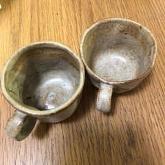 ハンドメイド　陶器マグカップの画像