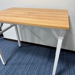 【幅80奥行き56高さ73】折りたたみテーブル　机　折りたたみデスク　オフィスデスクの画像