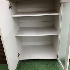 【ドリーム川西店御来店限定】☆ジモティー見たよ♪割引☆  3枚扉キャビネット  クリーニング済み 【99560000036949】の画像