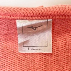 ミズノ フルジップフーディ L ティーローズ 32MC9360 レディース MIZUNO ジップアップパーカー 陸上 ランニングの画像