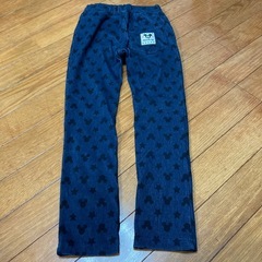 ミッキー柄デニム風ズボンの画像