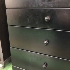 【ドリーム川西店御来店限定】☆ジモティー見たよ♪割引☆  4段チェスト  クリーニング済み 【99560000033294】の画像