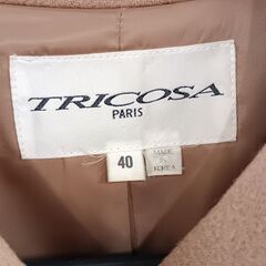 レディース　ロングコート　TRICOSA PARIS　Lサイズの画像