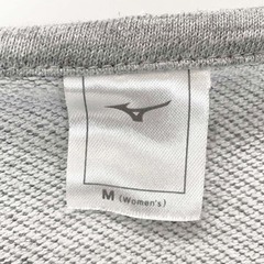 ミズノ スウェットシャツ パーカー M グレー 32MC8360 レディース MIZUNO ジップアップパーカー トレーニングウェアの画像