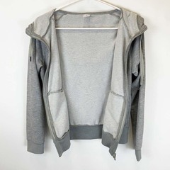 ミズノ スウェットシャツ パーカー M グレー 32MC8360 レディース MIZUNO ジップアップパーカー トレーニングウェアの画像