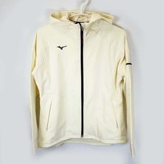 ミズノ テックシールドジャケット フーディ M オフホワイト 3...