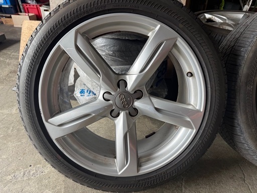 アウディ　AUDI Q5純正　RONAL 20インチ8.5j+33 ブリヂストン ランフラットタイヤ 255\45rf20 4本　pcd112/5h a6 a7 rs6 s6 s7 s8 a8 a4