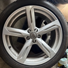 アウディ　AUDI Q5純正　RONAL 20インチ8.5j+33 ブリヂストン ランフラットタイヤ 255\45rf20 4本　pcd112/5h a6 a7 rs6 s6 s7 s8 a8 a4の画像