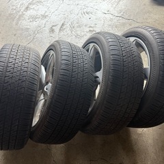 アウディ　AUDI Q5純正　RONAL 20インチ8.5j+33 ブリヂストン ランフラットタイヤ 255\45rf20 4本　pcd112/5h a6 a7 rs6 s6 s7 s8 a8 a4の画像