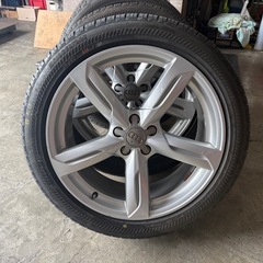 アウディ　AUDI Q5純正　RONAL 20インチ8.5j+33 ブリヂストン ランフラットタイヤ 255\45rf20 4本　pcd112/5h a6 a7 rs6 s6 s7 s8 a8 a4の画像