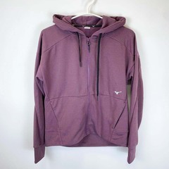 ミズノ フルジップフーディ M パープル 32MC0360 レデ...