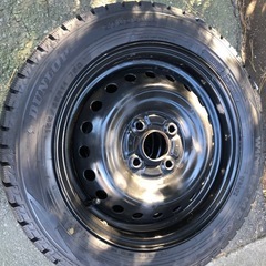 ホイール付155/65/14新品冬タイヤの画像