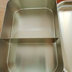 昭和レトロ　アルマイトお弁当箱の画像