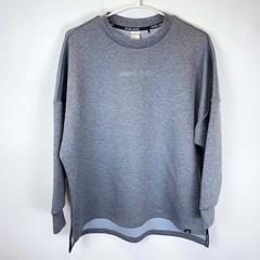 ミズノ ストレッチスウェットクルー M グレー杢 32MCA33...