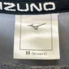 ミズノ ストレッチスウェットクルー M グレー杢 32MCA332 レディース MIZUNO トレーナー オーバーサイズの画像