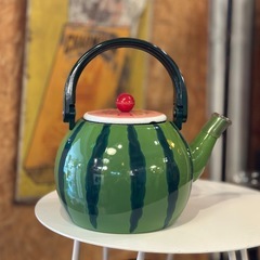 スイカ ケトル やかん 琺瑯 ほうろう キッチン雑貨 インテリア...