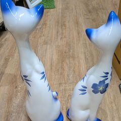 シャム猫 レトロ置物の画像