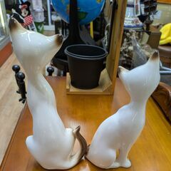 シャム猫 レトロ置物の画像