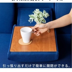 引き取り限定ロータイプ3人がけソファーベッドの画像