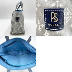 ラシット RUSSET トートバッグ モノグラム グレー レディースの画像